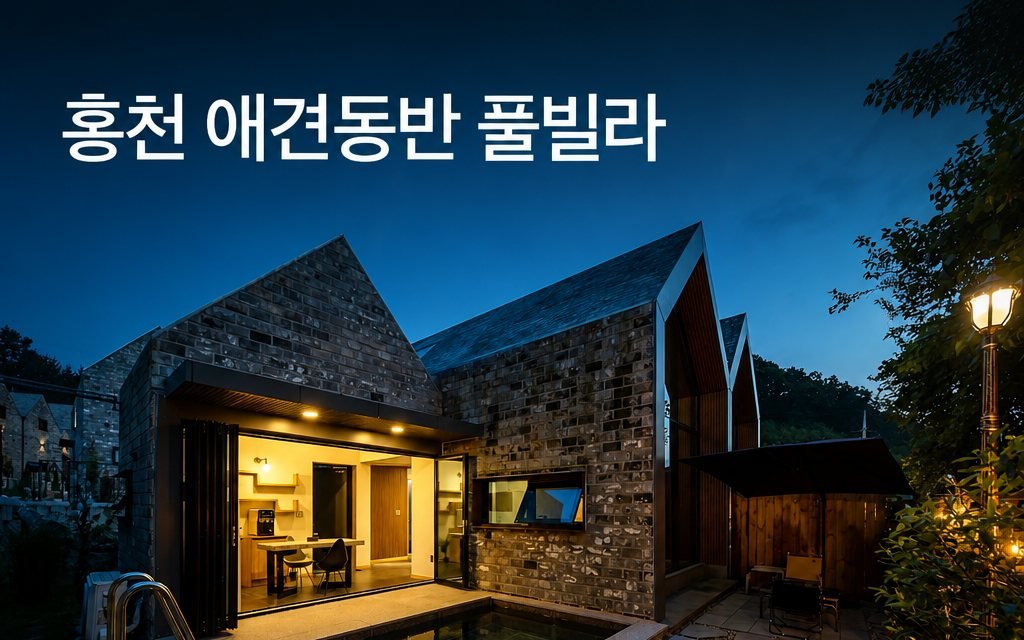 10kg 넘는다고 거절당하셨다면 — 홍천 애견동반 풀빌라 반스힐리조트, 견종·몸무게 제한 없는 13실 독채